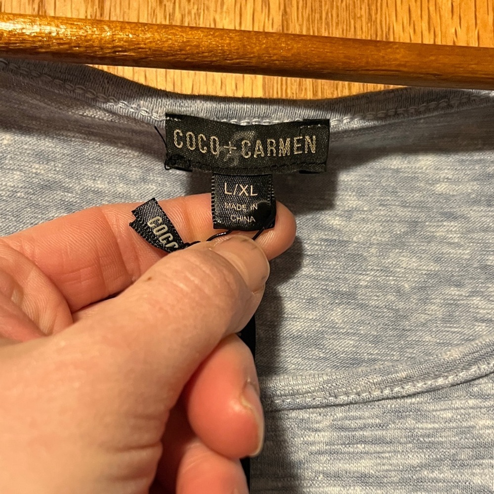 Coco + Carmen Soft Blue Apparel - Picture 2 of 11